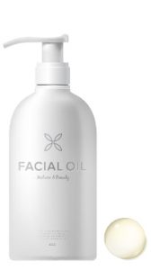 facial oil01 Facial oil bottle with pump