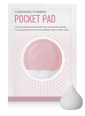 cleansing foaming pocket pad sachet