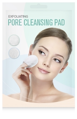 exfoliating pore cleansing pad sachet