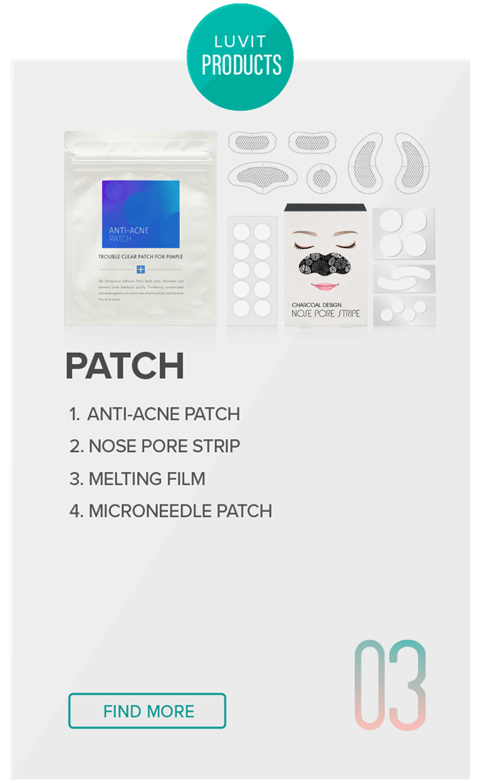 Various Patch type and packaging