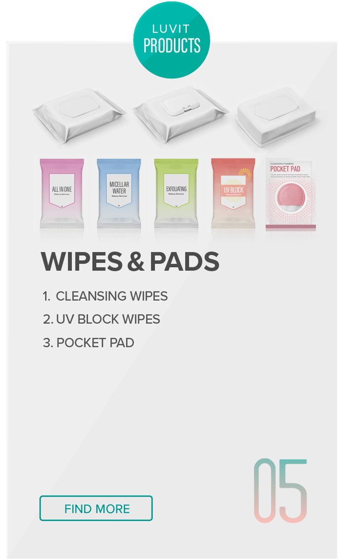 package mockup for wipes and pads