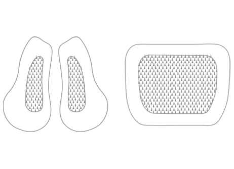 Square shaped microneedle patch and customized microneedle patch shape