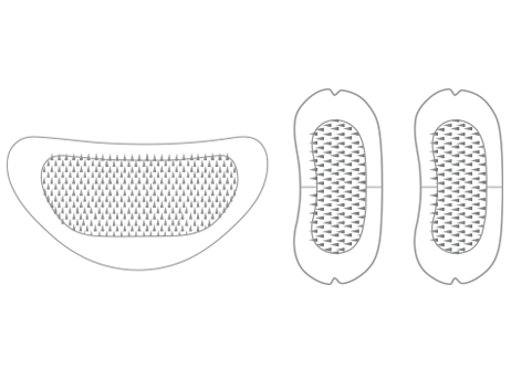Microneedle patches with customized shape