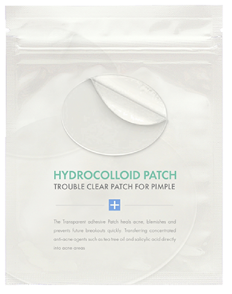 A sachet mockup for hydrocolloid patch